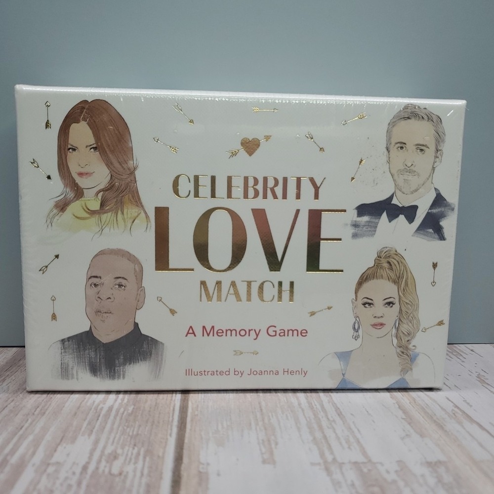 Celebrity Love Match A Memory Game Card Party Game